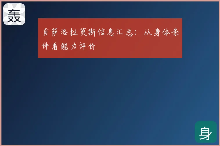 贡萨洛拉莫斯信息汇总：从身体条件看能力评价